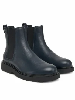Chelsea Combat Ess Chelsea Boot Lth YM0YM01374 Blu scuro