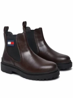 Chelsea Tjm Leather Chelsea Boot EM0EM01448 Marrone