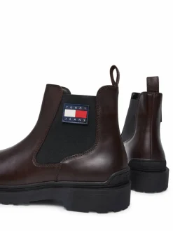 Chelsea Tjm Leather Chelsea Boot EM0EM01448 Marrone
