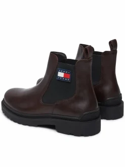 Chelsea Tjm Leather Chelsea Boot EM0EM01448 Marrone