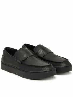 Chunky loafers Hybrid Clean Loafer Band Tum Lth HM0HM02184 Nero