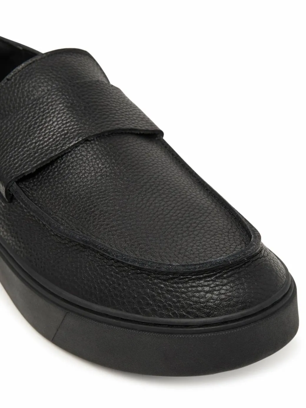 Chunky loafers Hybrid Clean Loafer Band Tum Lth HM0HM02184 Nero