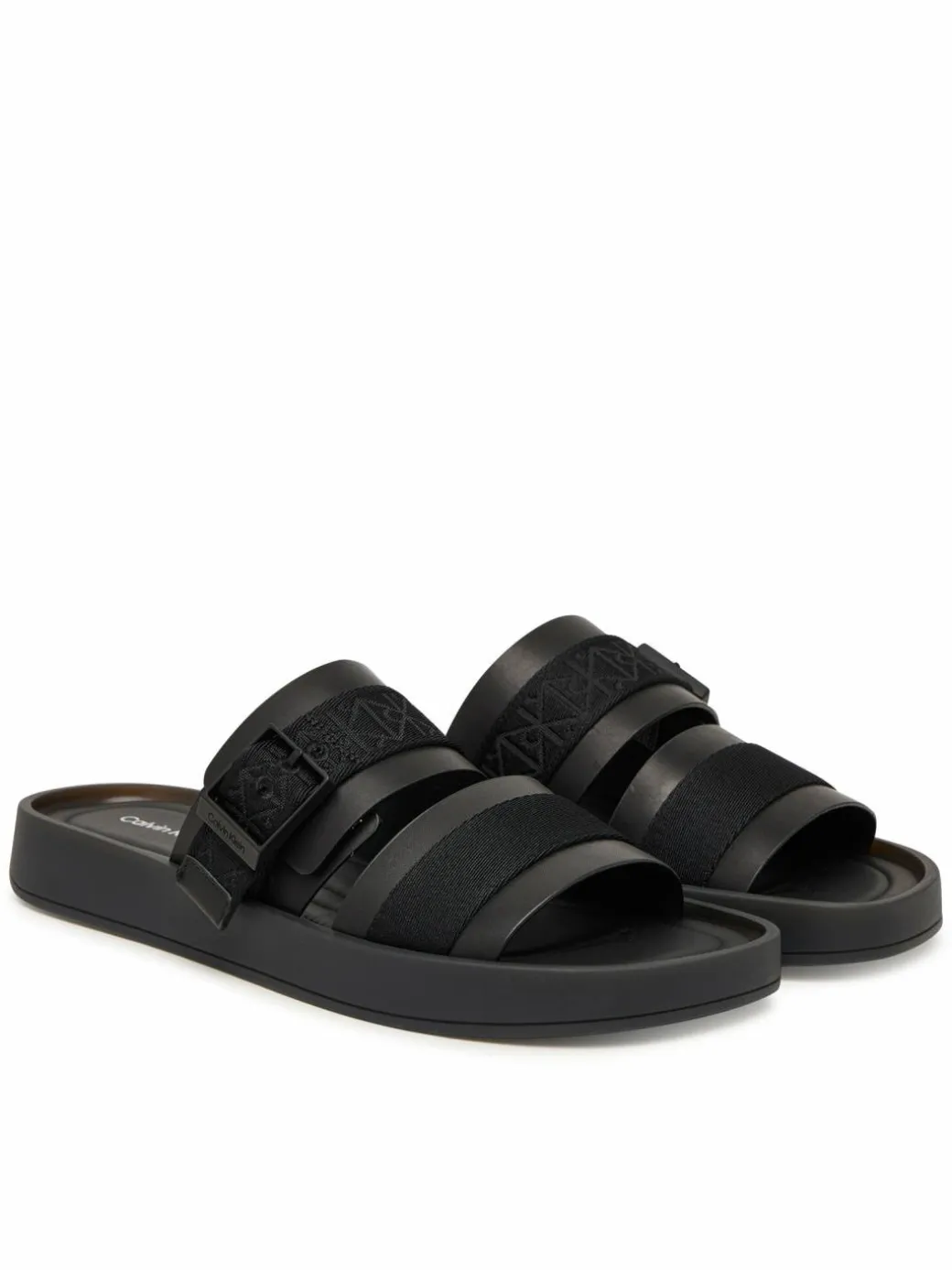 Ciabatte Ergon Buckle Sandal Wb Lth Aop HM0HM02096 Nero