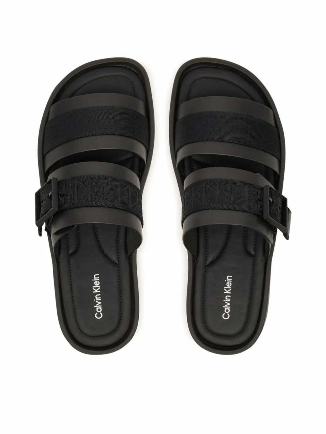 Ciabatte Ergon Buckle Sandal Wb Lth Aop HM0HM02096 Nero