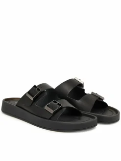 Ciabatte Ergon Double Bar Sandal Lth HM0HM02097 Nero