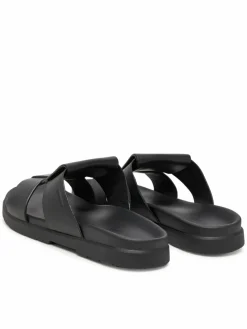 Ciabatte Lug Sandal Double T Lth HM0HM01734 Nero