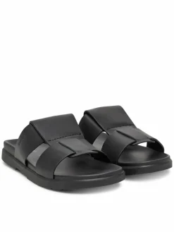 Ciabatte Lug Sandal Double T Lth HM0HM01734 Nero