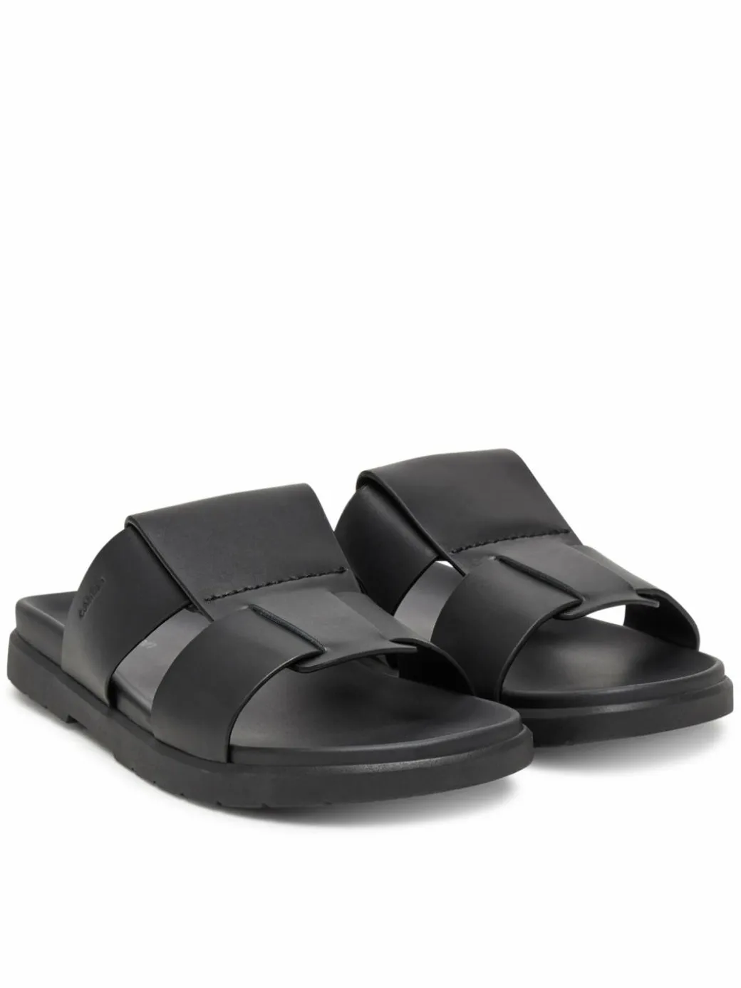 Ciabatte Lug Sandal Double T Lth HM0HM01734 Nero