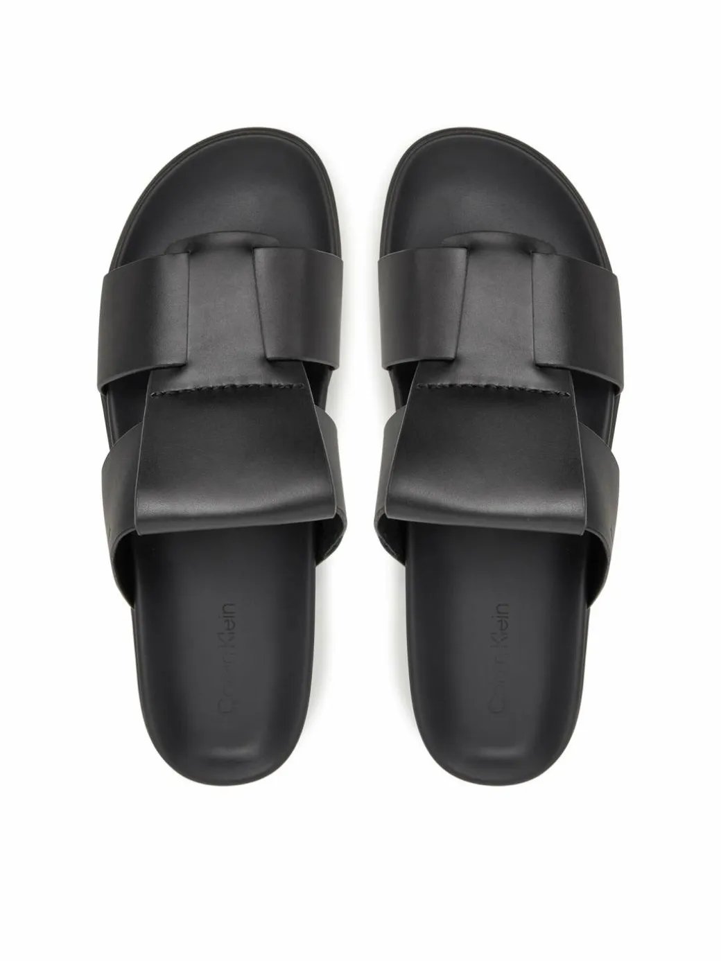 Ciabatte Lug Sandal Double T Lth HM0HM01734 Nero