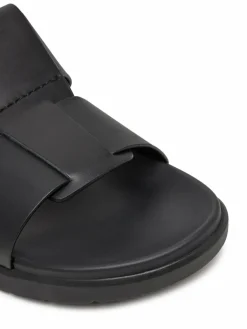 Ciabatte Lug Sandal Double T Lth HM0HM01734 Nero