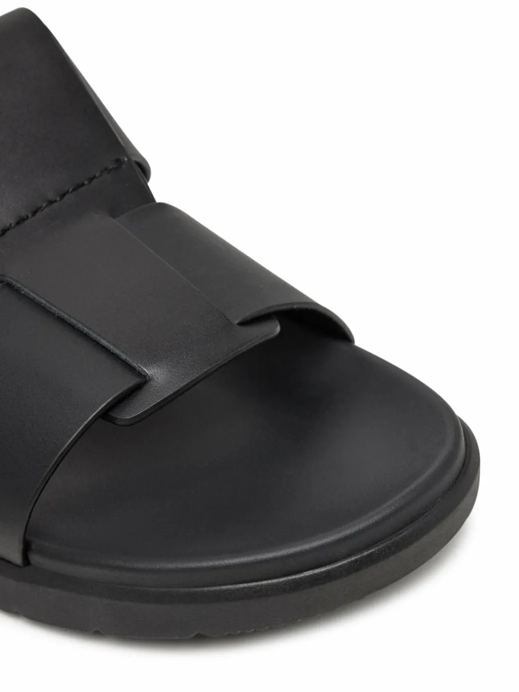 Ciabatte Lug Sandal Double T Lth HM0HM01734 Nero