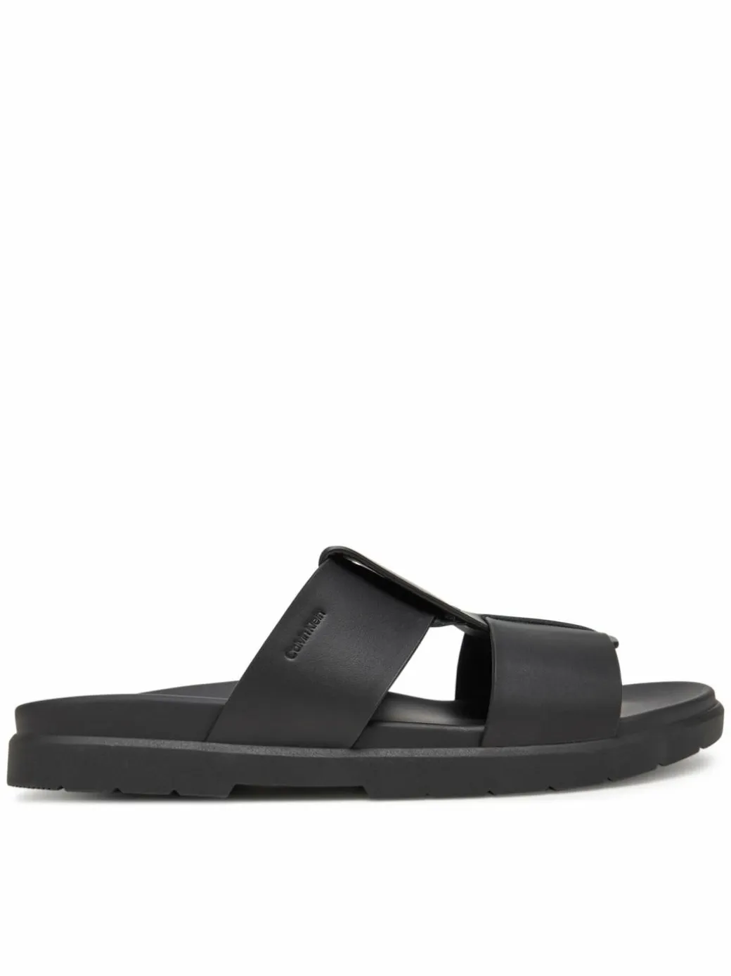 Ciabatte Lug Sandal Double T Lth HM0HM01734 Nero