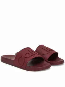Ciabatte Nemo - Contoured Emblem Logo Sliders HM0HM02113 Bordeaux
