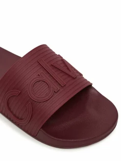 Ciabatte Nemo - Contoured Emblem Logo Sliders HM0HM02113 Bordeaux