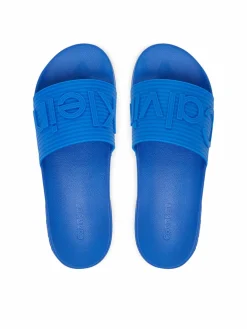 Ciabatte Nemo - Contoured Emblem Logo Sliders HM0HM02113 Blu