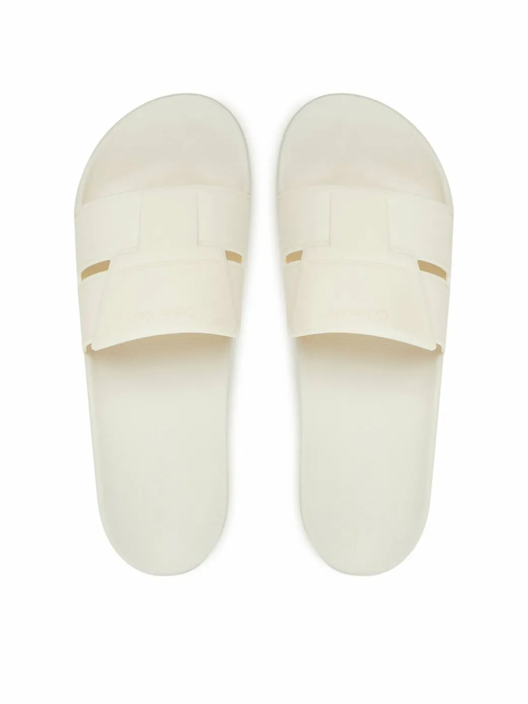 Ciabatte Pool Slide Double T HM0HM01752 Bianco