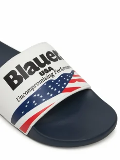 Ciabatte S6JASPER01/USA Bianco
