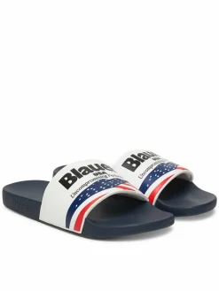 Ciabatte S6JASPER01/USA Bianco