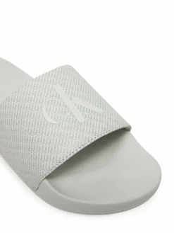 Ciabatte Slide Aop Print YM0YM01269 Grigio