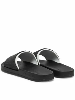 Ciabatte Slide Rubber Neoprene Text YM0YM01234 Nero