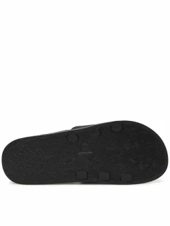 Ciabatte Slide Rubber Neoprene Text YM0YM01234 Nero