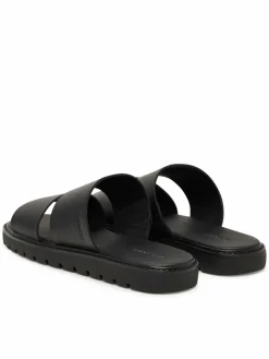 Ciabatte Sq Molded Sandal Db Lth HM0HM02234 Nero