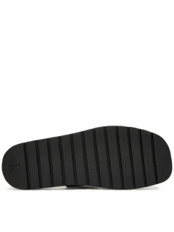 Ciabatte Sq Molded Sandal Db Lth HM0HM02234 Nero