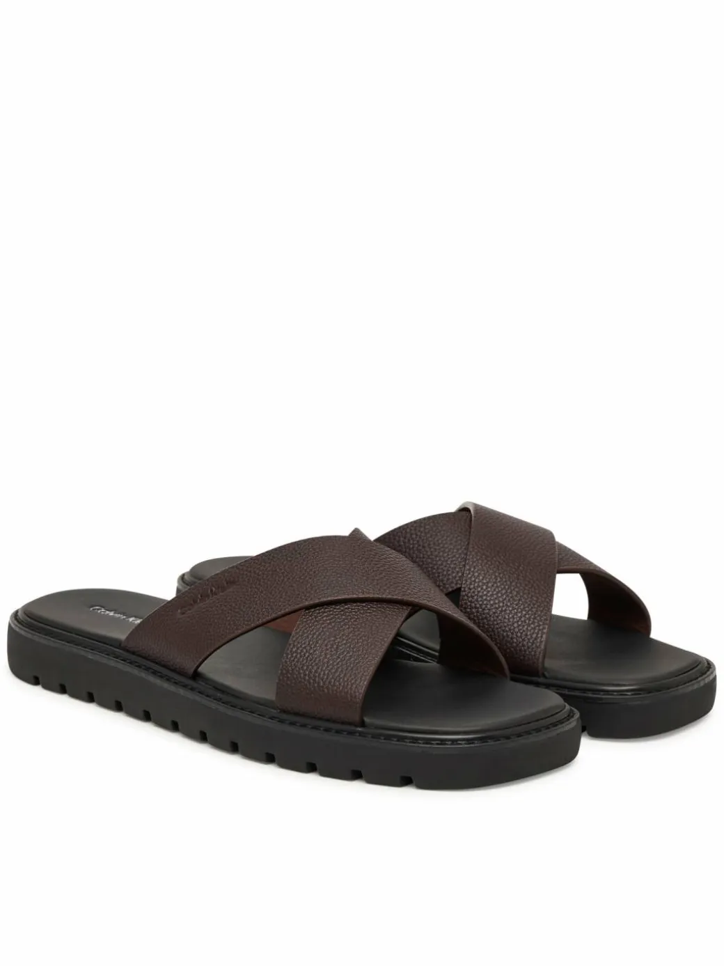 Ciabatte Sq Molded Sandal Xcross Lth HM0HM02235 Marrone
