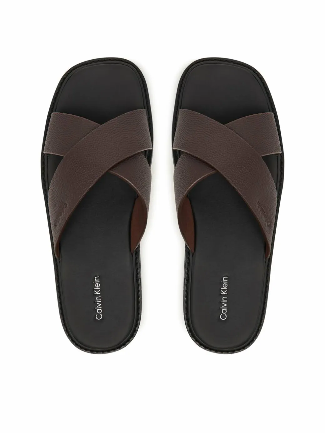 Ciabatte Sq Molded Sandal Xcross Lth HM0HM02235 Marrone