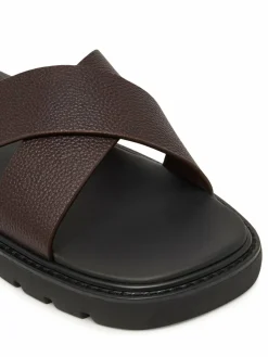 Ciabatte Sq Molded Sandal Xcross Lth HM0HM02235 Marrone