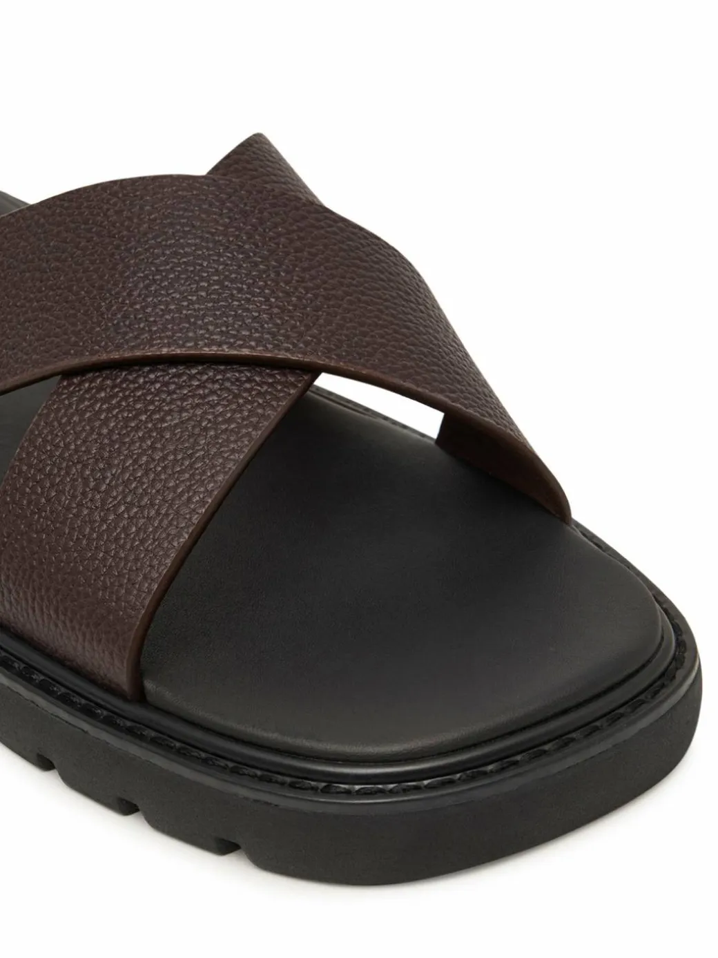 Ciabatte Sq Molded Sandal Xcross Lth HM0HM02235 Marrone