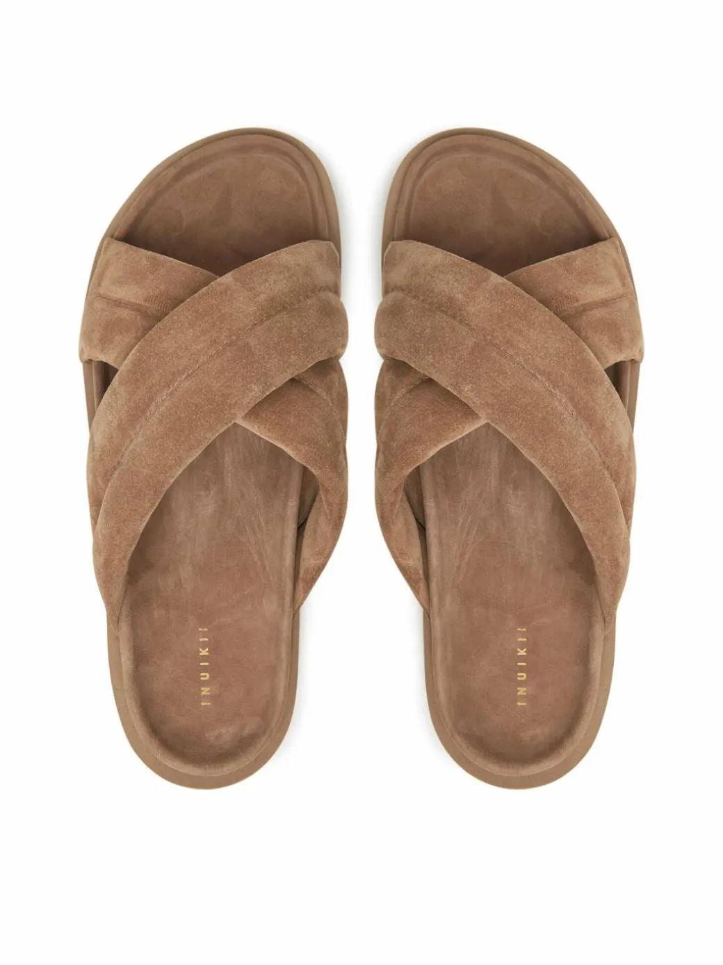 Ciabatte Suede Crossed 50102-500 Beige