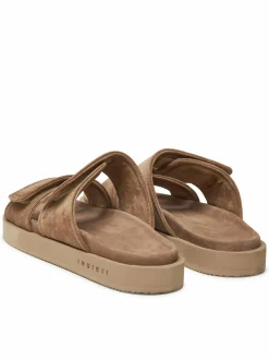 Ciabatte Suede Double Band 50102-510 Beige