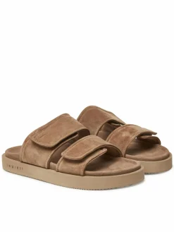 Ciabatte Suede Double Band 50102-510 Beige