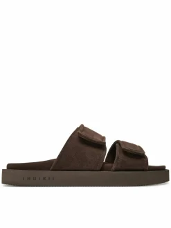 Ciabatte Suede Double Band 50102-510 Marrone