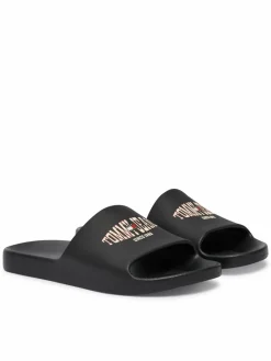 Ciabatte Wavy Flag Logo EM0EM01700 Nero