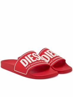 Ciabatte Y02801 P4441 H8991 Rosso