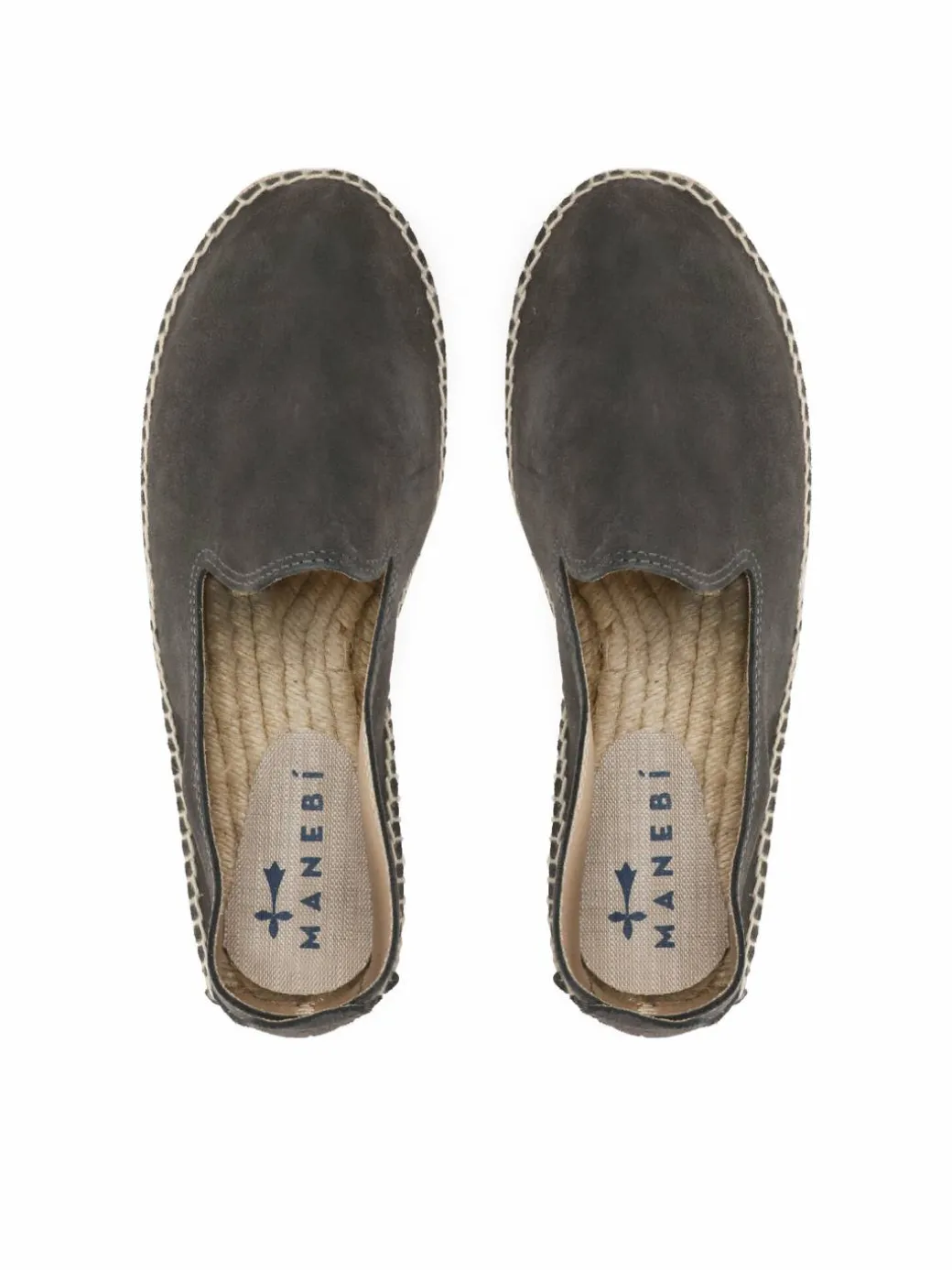 Espadrillas Suede Flat Espadrilles W 1.0 C0 Grigio