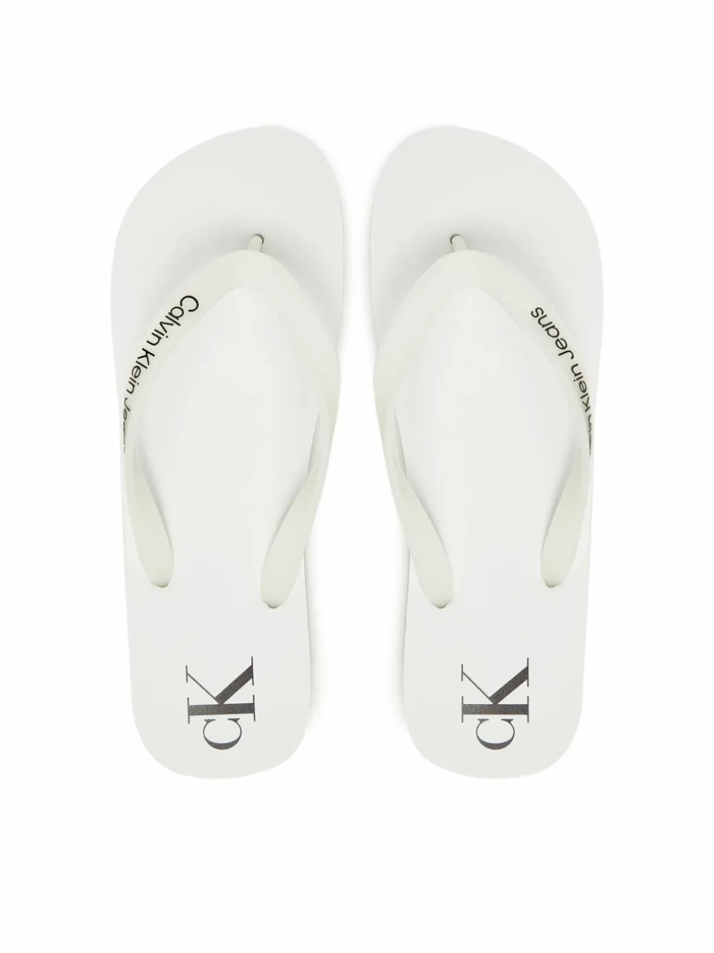 Infradito Beach Sandal Transparent Tpu YM0YM01267 Bianco