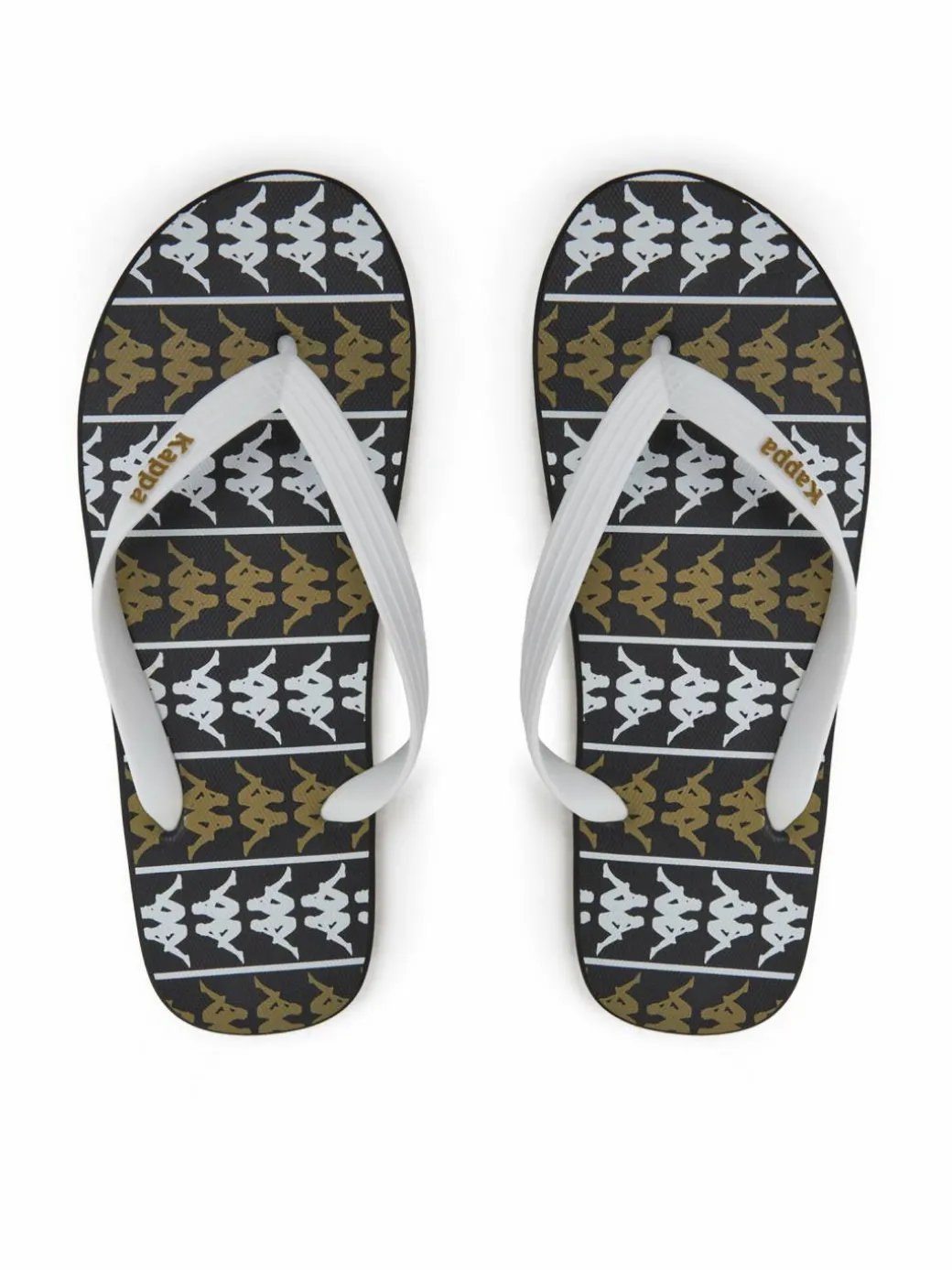 Infradito 371D2UW White - Black - Green Military Multicolore