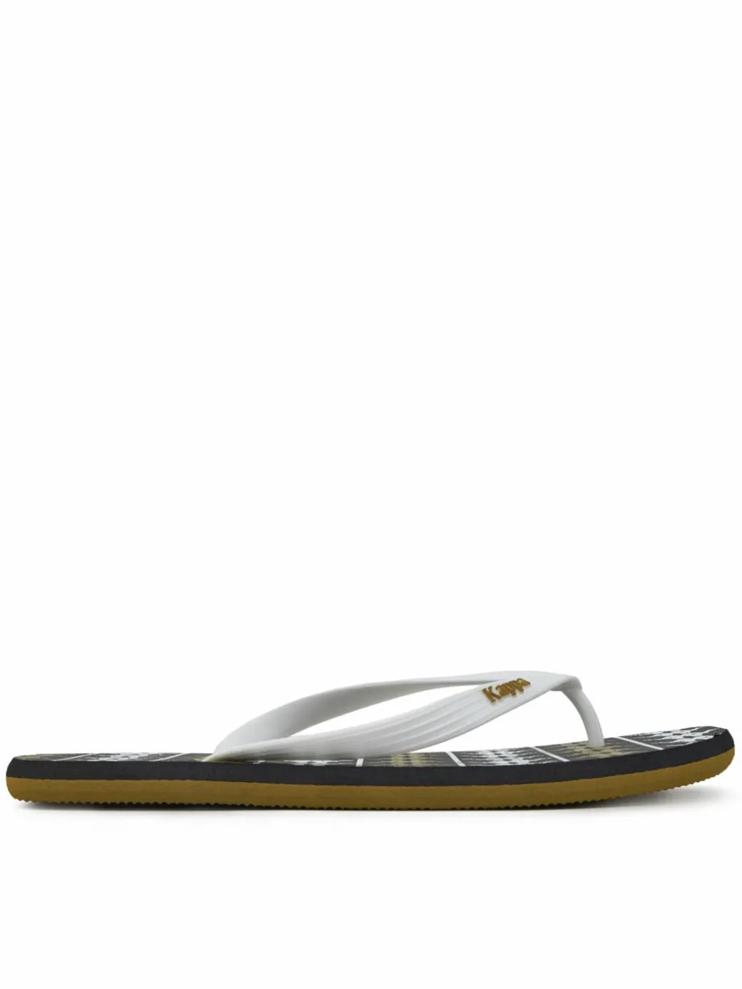 Infradito 371D2UW White - Black - Green Military Multicolore
