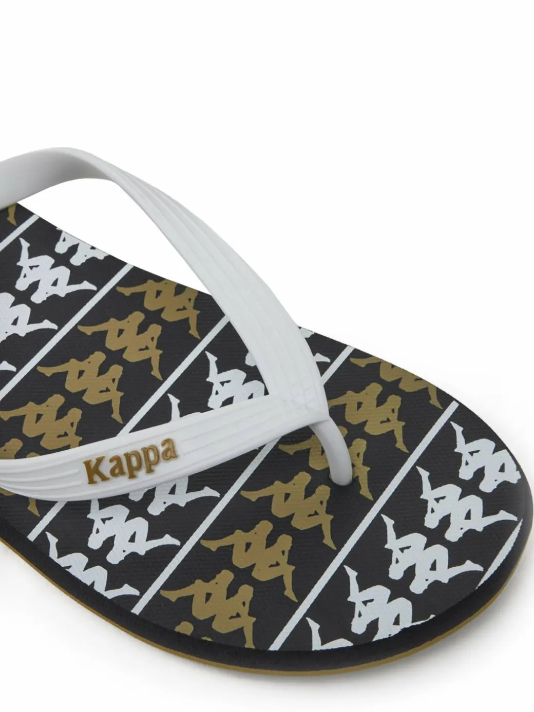 Infradito 371D2UW White - Black - Green Military Multicolore