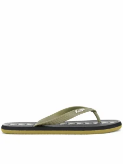 Infradito 371G1LW Green Military - Black - White Multicolore