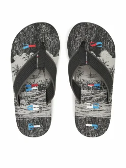 Infradito Tjm Elevated Beach Sandal EM0EM01561 Nero