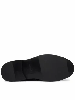 Loafers Ess Rubber Loafer Wr Pol Lth HM0HM02171 Marrone scuro