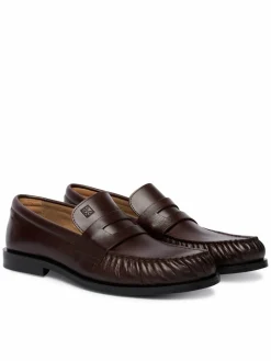 Loafers Ess Rubber Loafer Wr Pol Lth HM0HM02171 Marrone scuro