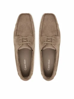 Mocassini Driver Boat Su HM0HM02084 Beige