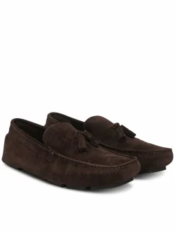Mocassini Driver Tassels Su HM0HM02028 Marrone