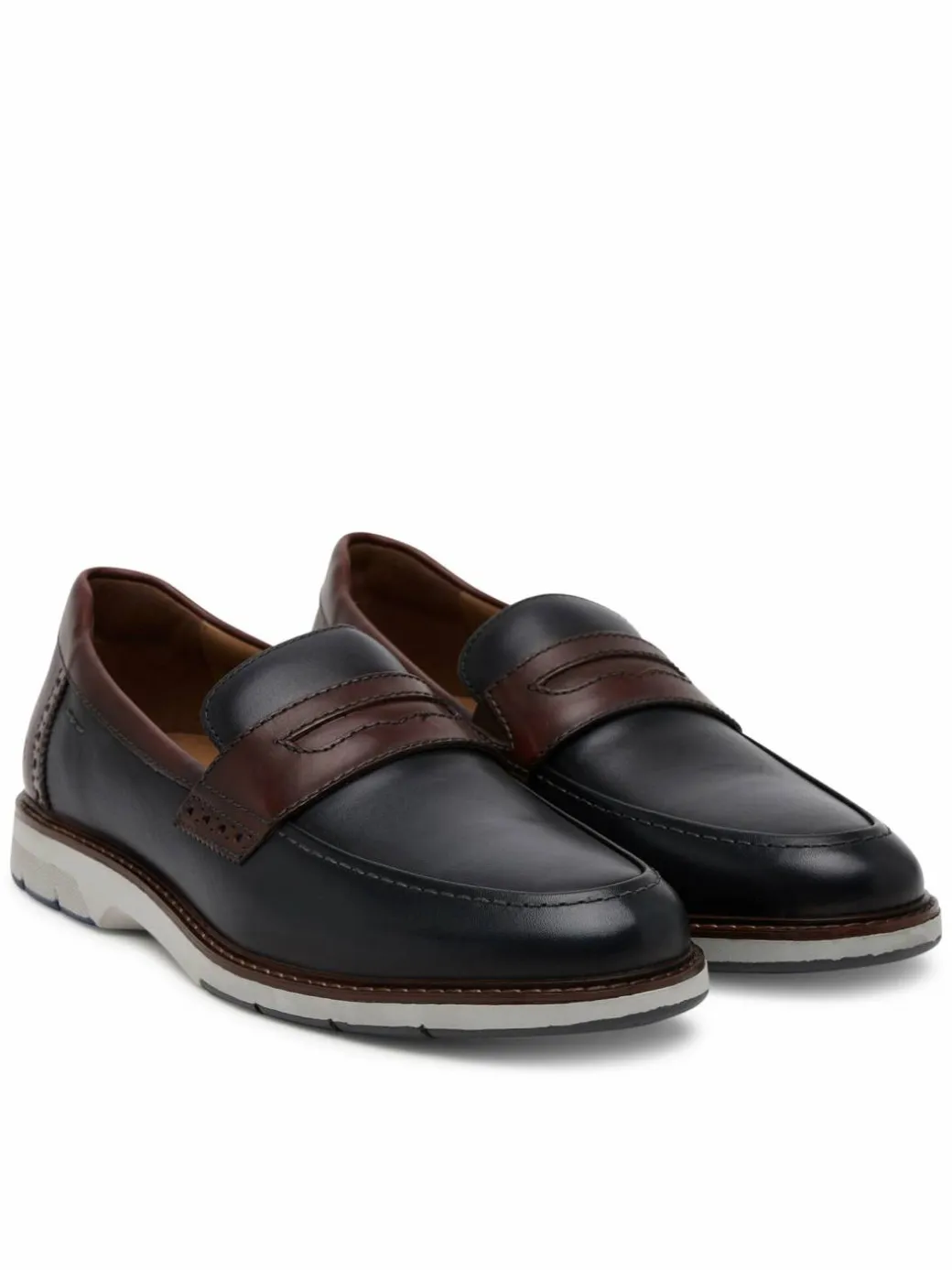 Mocassini Stuart 08 22308 Blu scuro