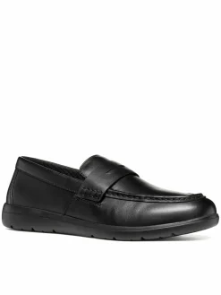 Mocassini U Leitan U663QB 00085 C9999 Nero